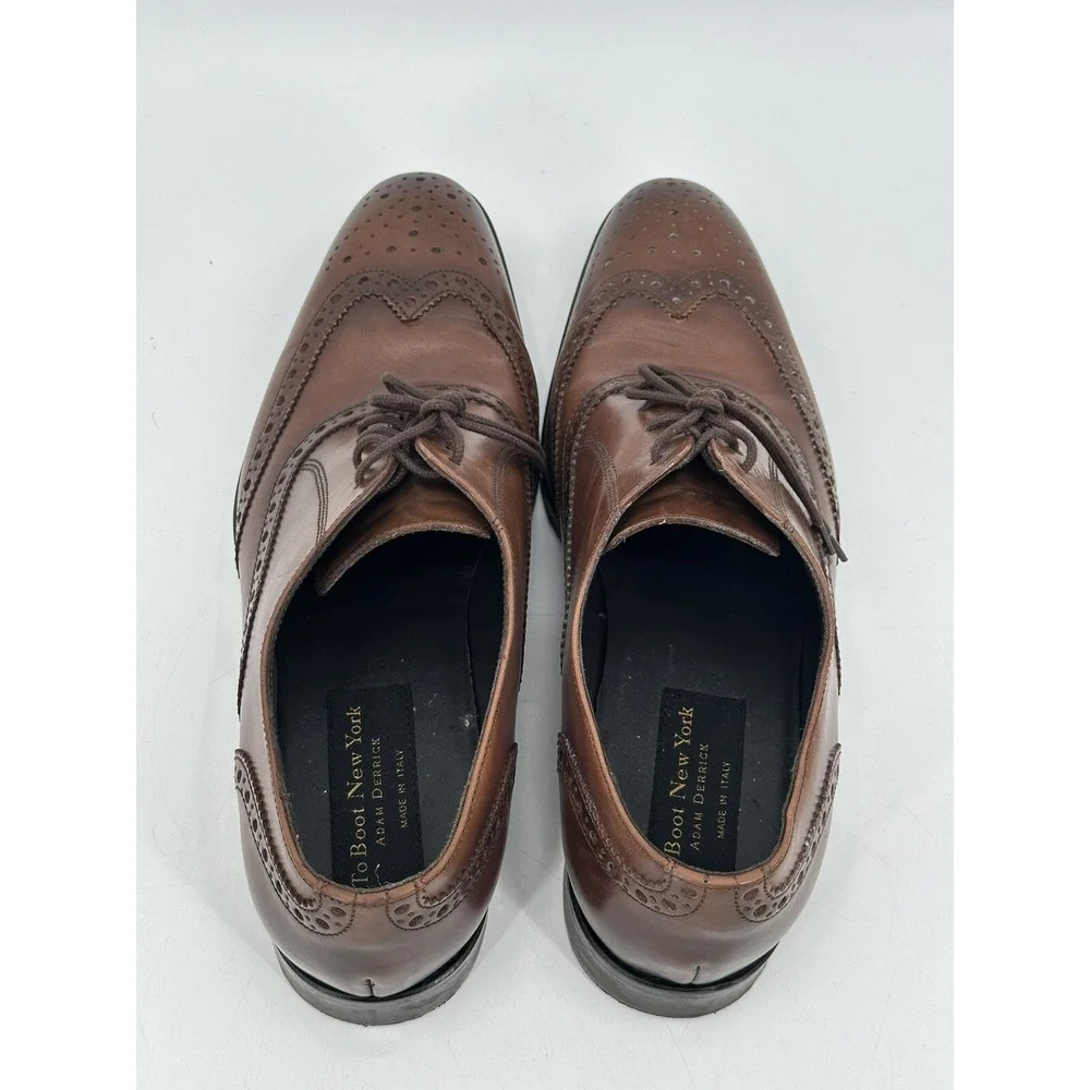 TO BOOT NEW YORK Bello Leather Brogue Oxfords Men's (Size 9 M)‎ Brown